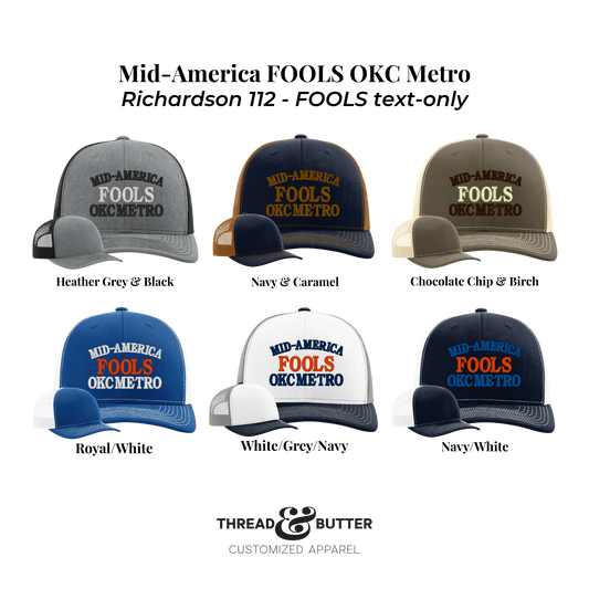 Mid-America FOOLS - MAFOKC text-only Richardson 112 Hat