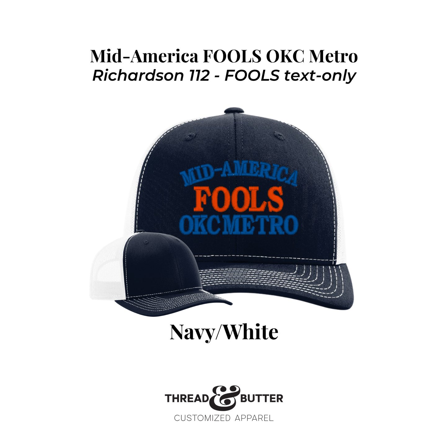 Mid-America FOOLS - MAFOKC text-only Richardson 112 Hat