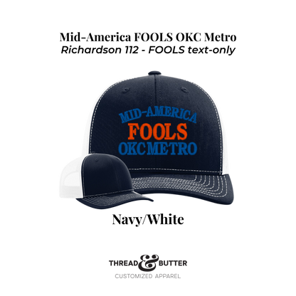 Mid-America FOOLS - MAFOKC text-only Richardson 112 Hat