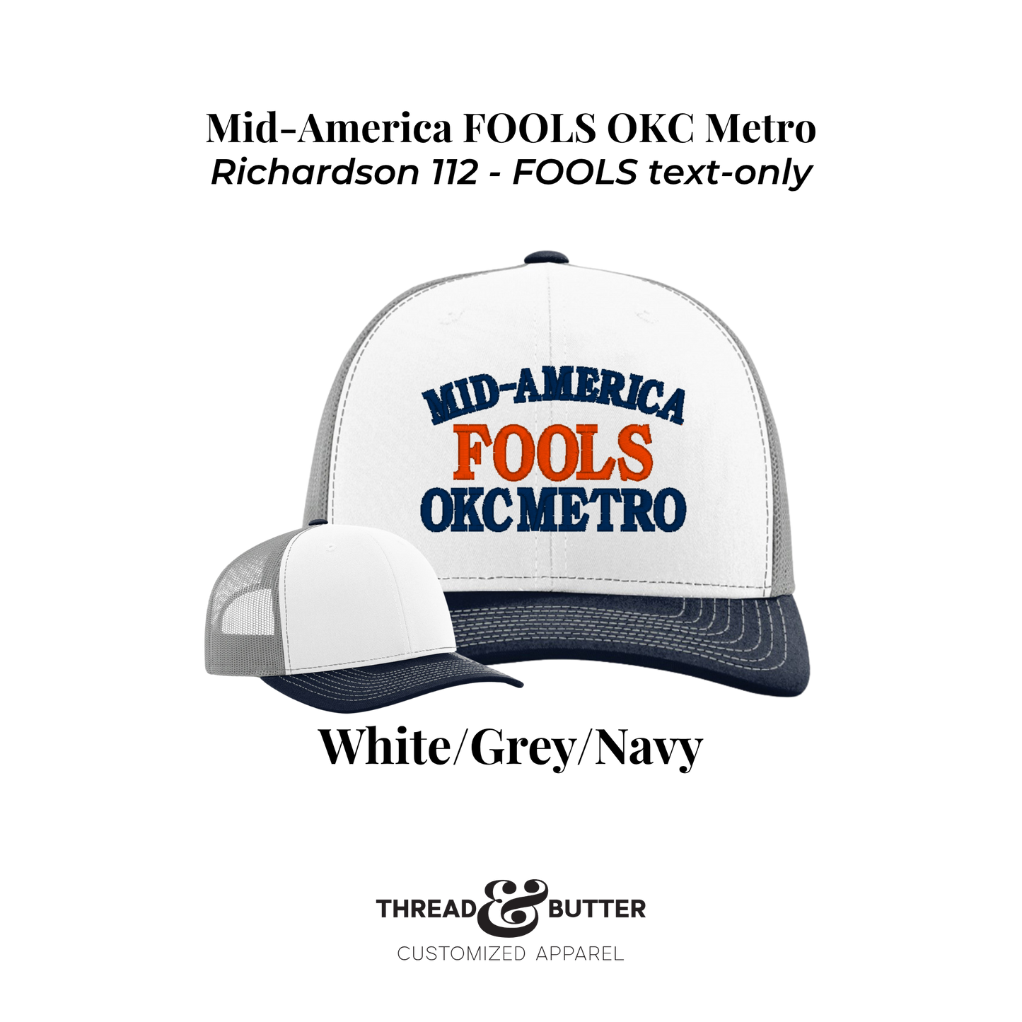 Mid-America FOOLS - MAFOKC text-only Richardson 112 Hat
