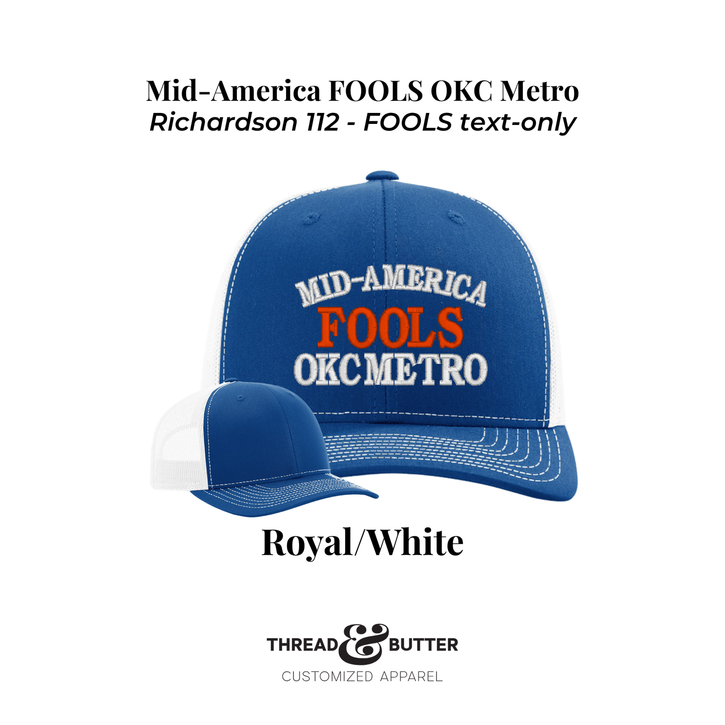 Mid-America FOOLS - MAFOKC text-only Richardson 112 Hat