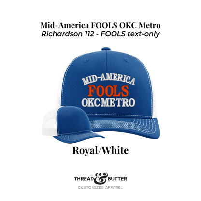 Mid-America FOOLS - MAFOKC text-only Richardson 112 Hat