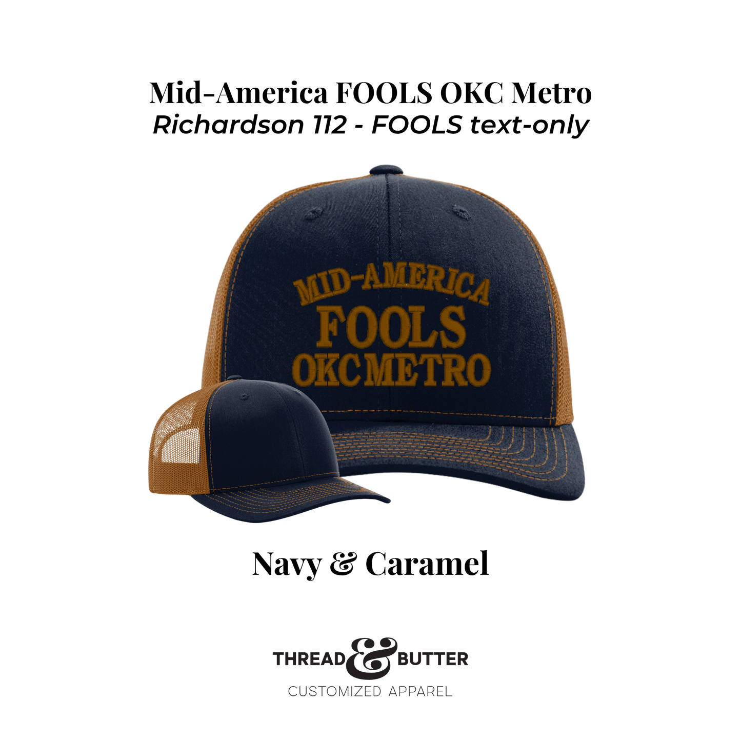 Mid-America FOOLS - MAFOKC text-only Richardson 112 Hat